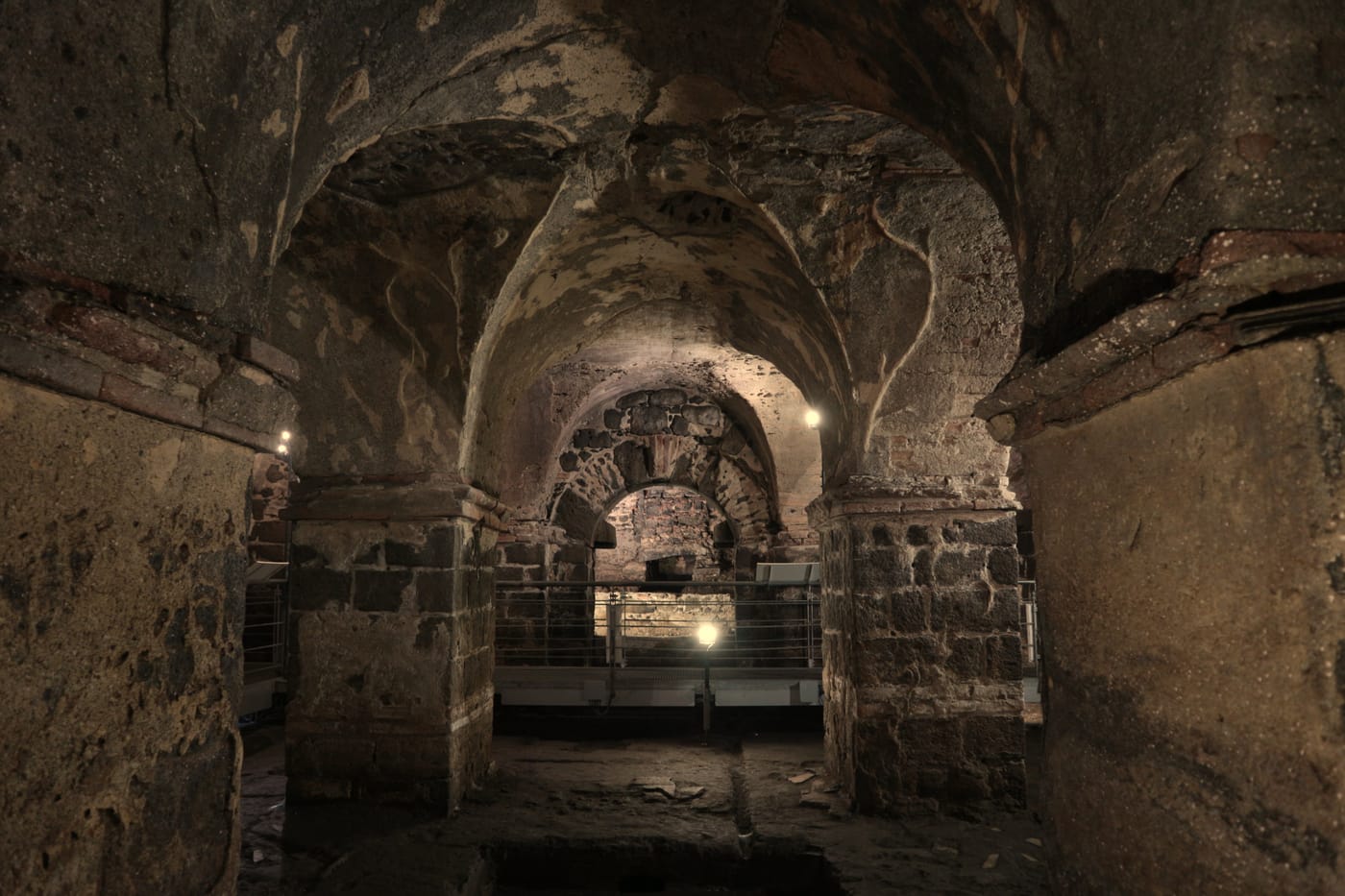 Die unterirdischen Terme Achilliane unter der Piazza Duomo in Catania